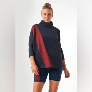 Tuckernuck Sport Navy Turtleneck Top